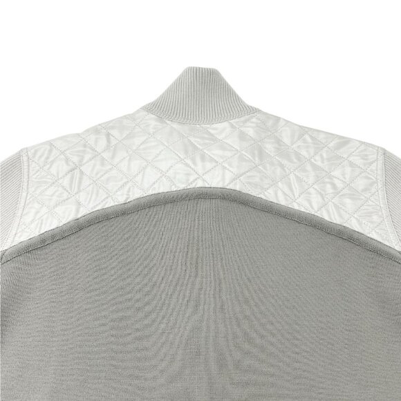 CHANEL Sport Vintage 04P CC Logo Zipped Quilted Jacket Top #44 Gray [105664] - Picture 6 of 12